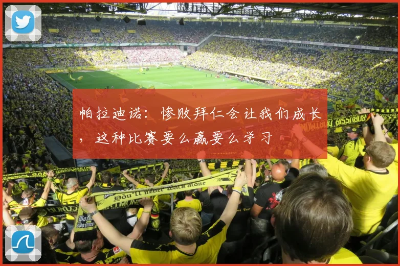 帕拉迪诺：惨败拜仁会让我们成长，这种比赛要么赢要么学习